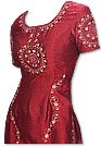 Maroon Silk Trouser Suit- Indian Dress