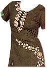 Dark Brown Georgette Suit- Pakistani Casual Clothes