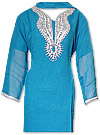 Turquoise Chiffon Suit- Indian Dress