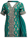 Sea Green Chiffon Jamawar Suit