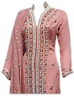 Tea Pink Crinkle Chiffon Suit