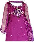 Magenta Crinkle Chiffon Suit