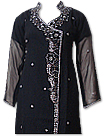 Black Chiffon Suit- Indian Semi Party Dress