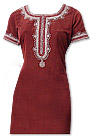 Maroon Georgette Suit - Indian Semi Party Dress