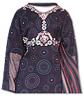 Navy Blue Crinkle Chiffon Suit- Pakistani Casual Clothes