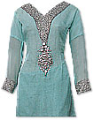 Sea Green Crinkle Chiffon Suit 