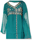 Sea Green/Peach Chiffon Suit- Indian Dress