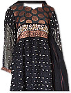 Black Chiffon Jamawar Suit 