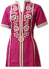 Hot Pink/Skin Khaddar Suit- Pakistani Casual Clothes