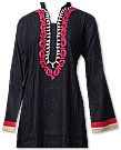 Black Linen Suit - Pakistani Casual Dress
