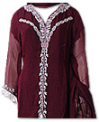 Dark Brown Chiffon Suit - Indian Dress