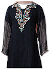 Black Chiffon Suit - Indian Semi Party Dress