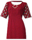 Red Chiffon Suit - Indian Dress