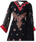 Black Jamawar Chiffon Suit- Indian Dress