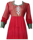 Red Chiffon Suit 