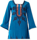 Blue Georgette Suit - Indian Semi Party Dress