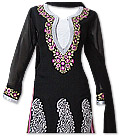 Black Georgette Suit - Indian Semi Party Dress