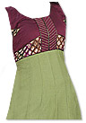 Green/Dark Magenta Georgette Suit