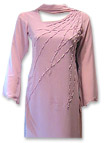 Tea Pink Georgette Suit- Pakistani Casual Dress