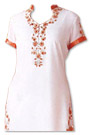 White Georgette Suit- Pakistani Casual Clothes