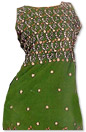 Green Georgette Trouser Suit- Pakistani Casual Dress