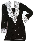 Black Georgette Suit 