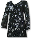 Black/White Chiffon Suit- Indian Dress