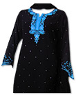 Black Chiffon Suit- Indian Semi Party Dress