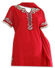 Red Georgette Suit- Pakistani Casual Clothes