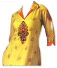 Lime Yellow Georgette Suit- Indian Dress