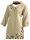 Skin Color Georgette Suit - Pakistani Casual Clothes