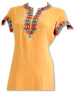 Mustard Georgette Suit- Pakistani Casual Clothes