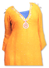 Orange/Blue Georgette Trouser Suit- Indian Dress