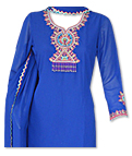 Royal Blue Georgette Suit- Indian Dress