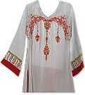 Off-white Chiffon Suit- Indian Dress