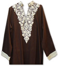 Dark Brown Georgette Suit- Pakistani Casual Clothes