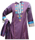 Purple Linen Suit - Pakistani Casual Dress