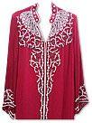 Red Chiffon Suit - Indian Semi Party Dress