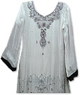 White Chiffon Suit- Indian Dress