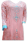 Peach Chiffon Suit- Indian Semi Party Dress