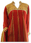 Red/Golden Chiffon Suit- Indian Dress