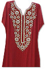 Red Chiffon Suit- Indian Dress