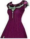 Dark Magenta/Green Georgette Suit- Indian Dress