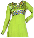 Parrot Green Georgette Suit- Indian Dress