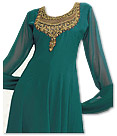 Teal Georgette Suit