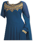 Blue Georgette Suit - Indian Semi Party Dress