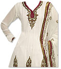 White Georgette Suit - Indian Semi Party Dress