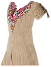 Beige Chiffon Suit - Indian Dress