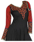 Black/Red Georgette Suit- Indian Semi Party Dress