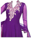 Dark Purple Chiffon Suit- Indian Dress